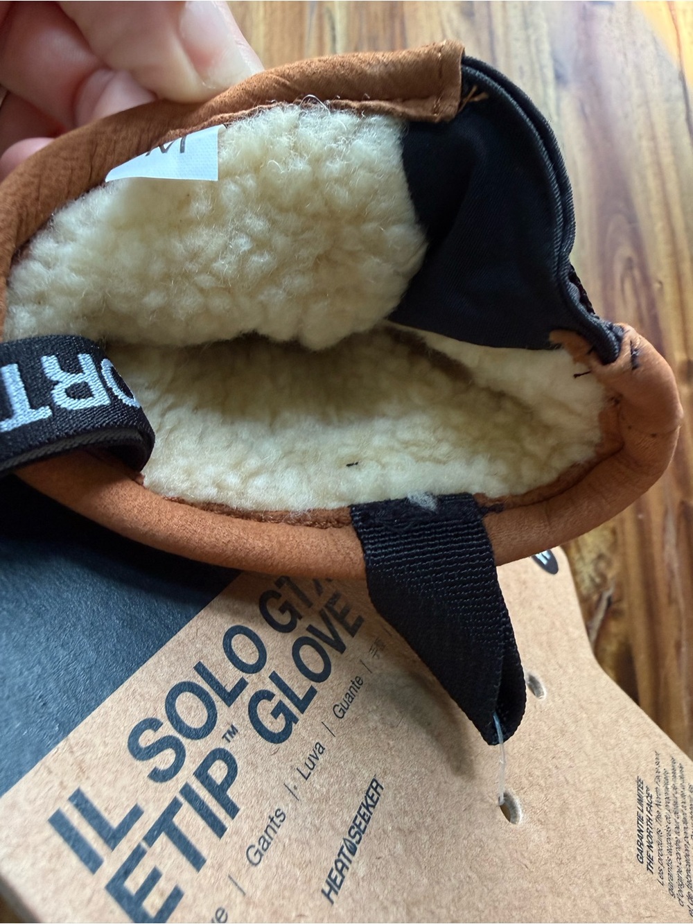 The North Face IL Solo GTX Etip Glove — Black & Brown - Picture 8 of 8